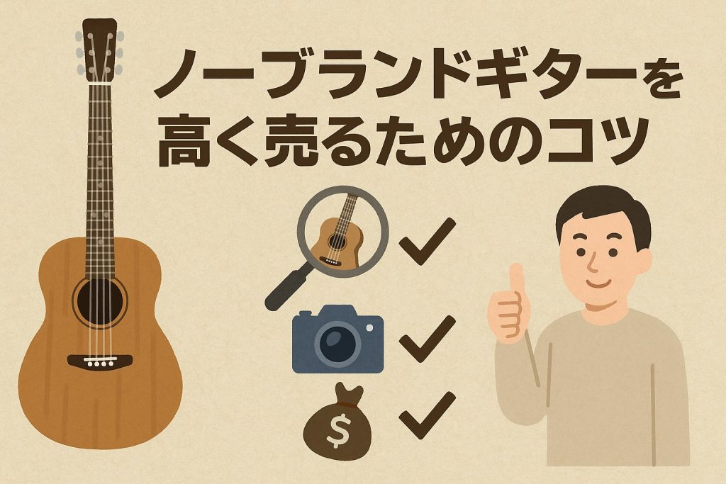 ノーブランドギターを高く売るためのコツ