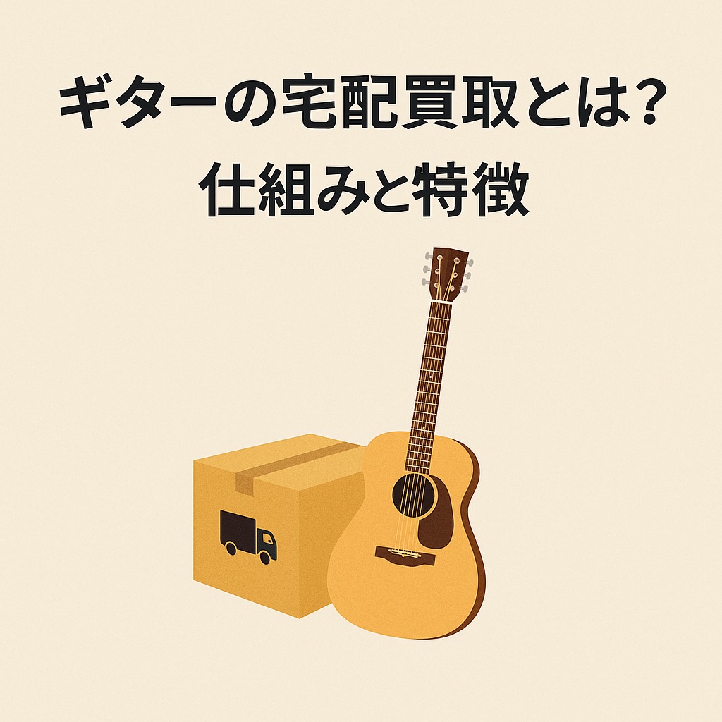 ギターの宅配買取とは?仕組みと特徴
