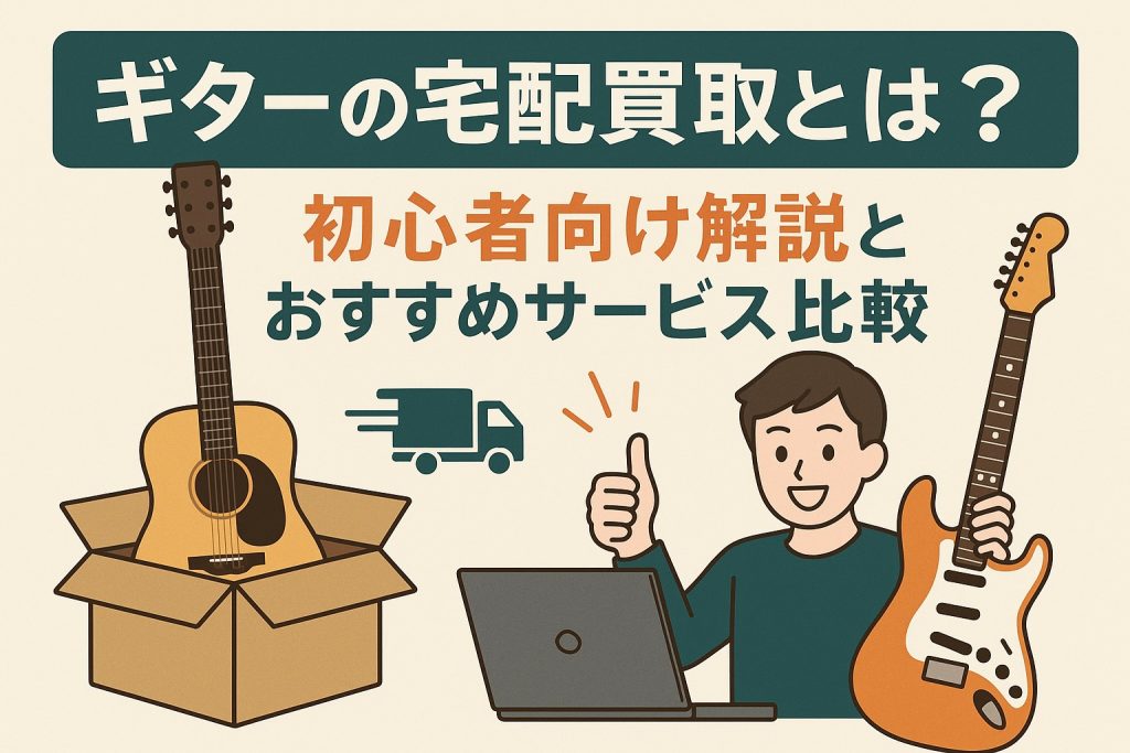 ギターの宅配買取とは?初心者向け解説とおすすめサービス比較
